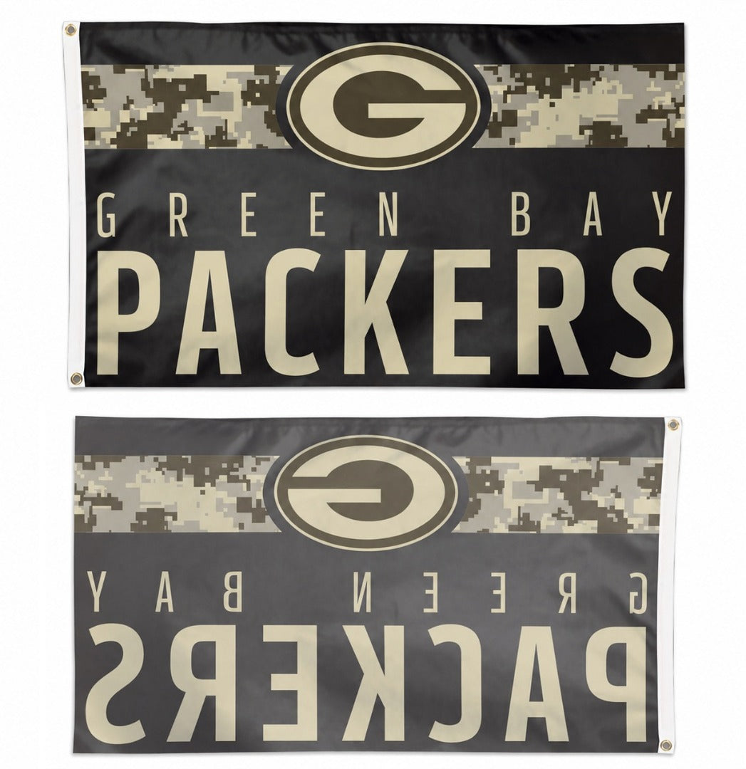 Green Bay Packers Flag 3x5 Military Digi Camouflage heartlandflags