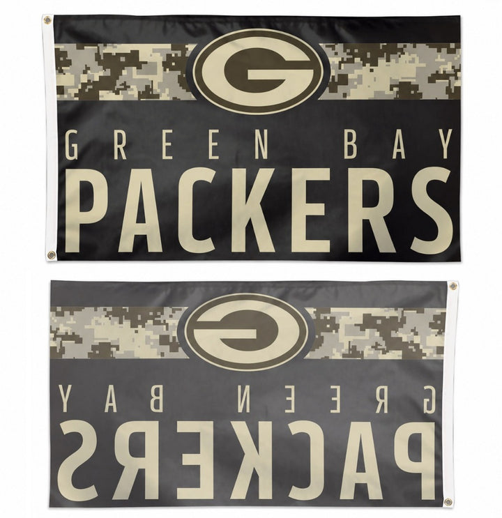 Green Bay Packers Flag 3x5 Military Digi Camouflage heartlandflags