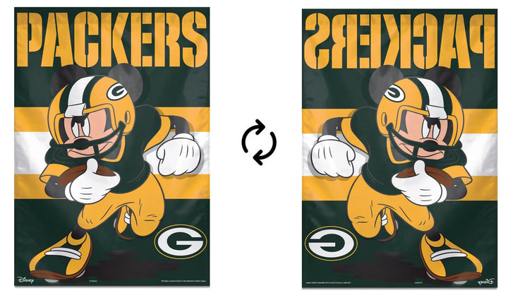 Green Bay Packers Mickey Mouse Banner heartlandflags