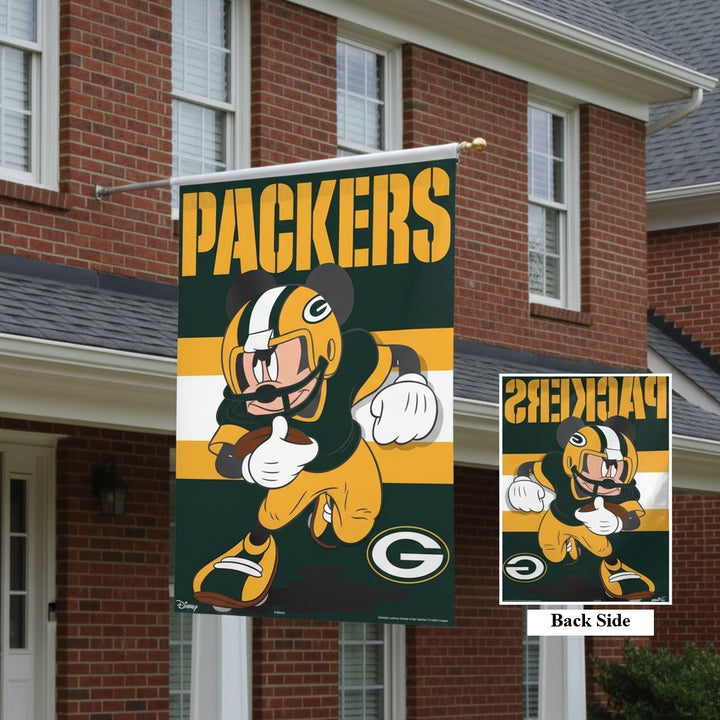 Green Bay Packers Mickey Mouse Banner heartlandflags