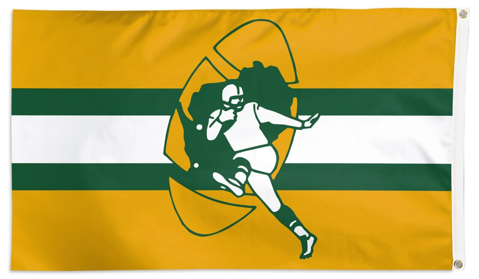 Green Bay Packers Retro Flag 3x5 heartlandflags