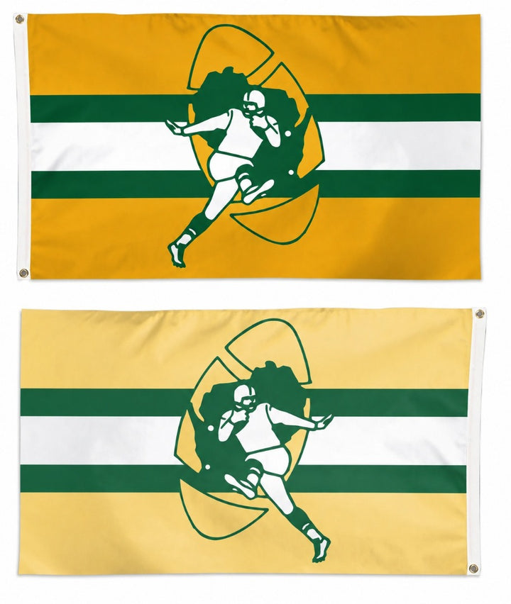 Green Bay Packers Retro NFL 3x5 Flag heartlandflags