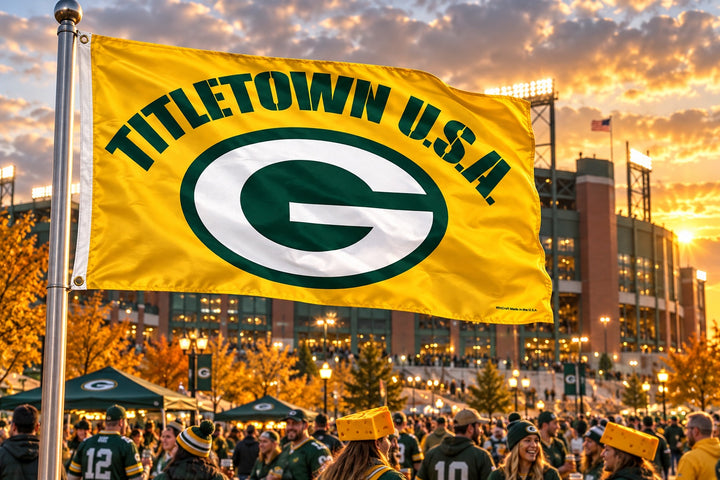 Green Bay Packers Titletown USA 3x5 Flag heartlandflags