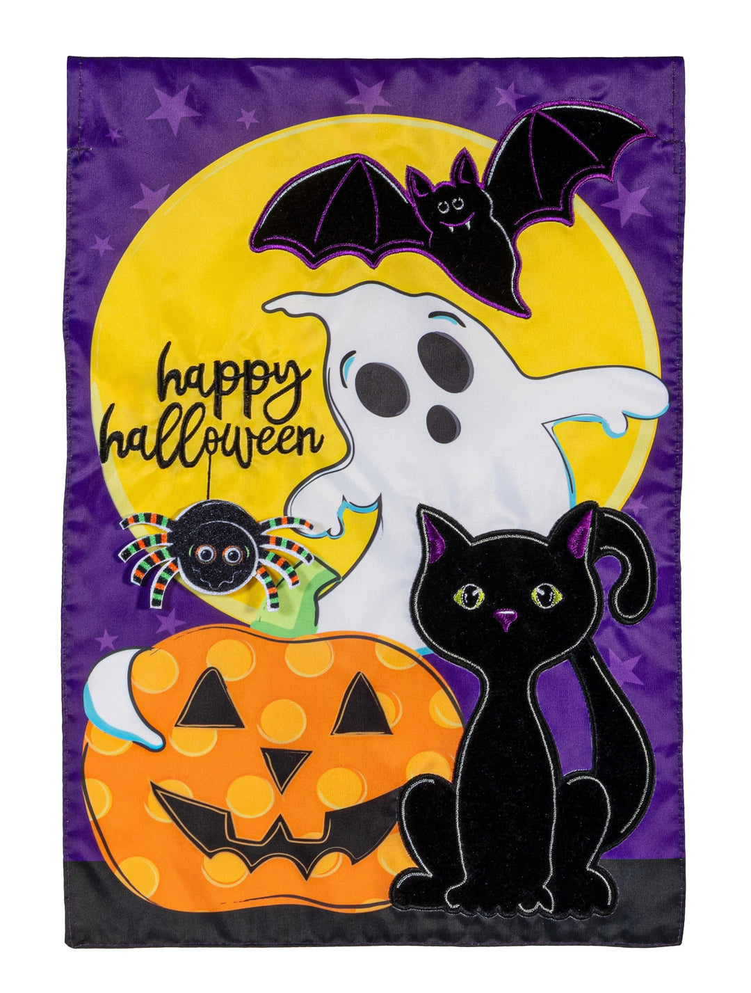 Halloween Friends 2 Sided Garden Flag heartlandflags