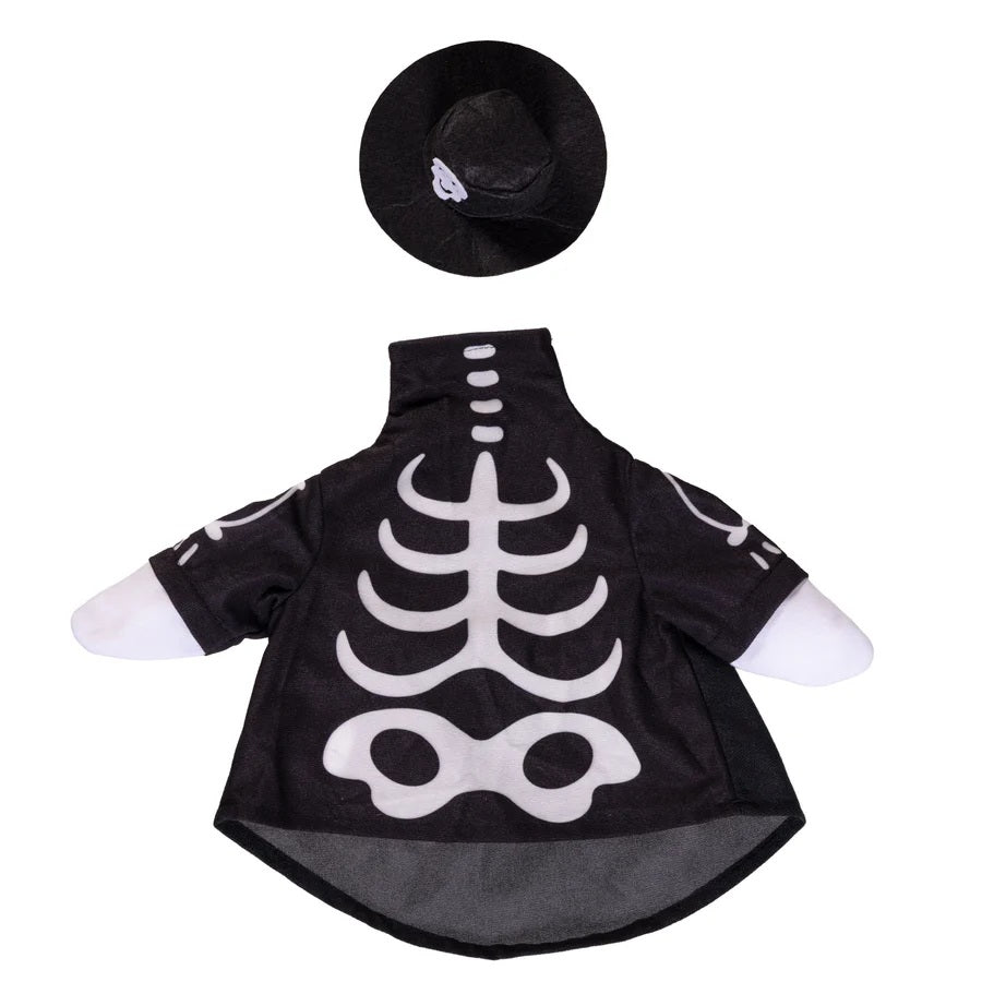 Halloween Glow-in-the-Dark Skeleton Porch Goose Outfit heartlandflags