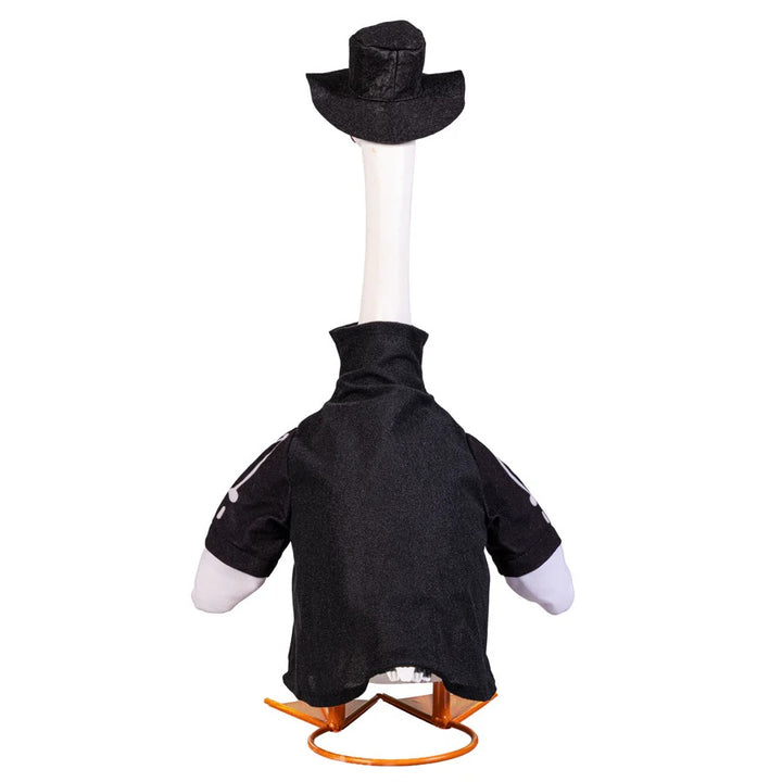 Halloween Glow-in-the-Dark Skeleton Porch Goose Outfit heartlandflags