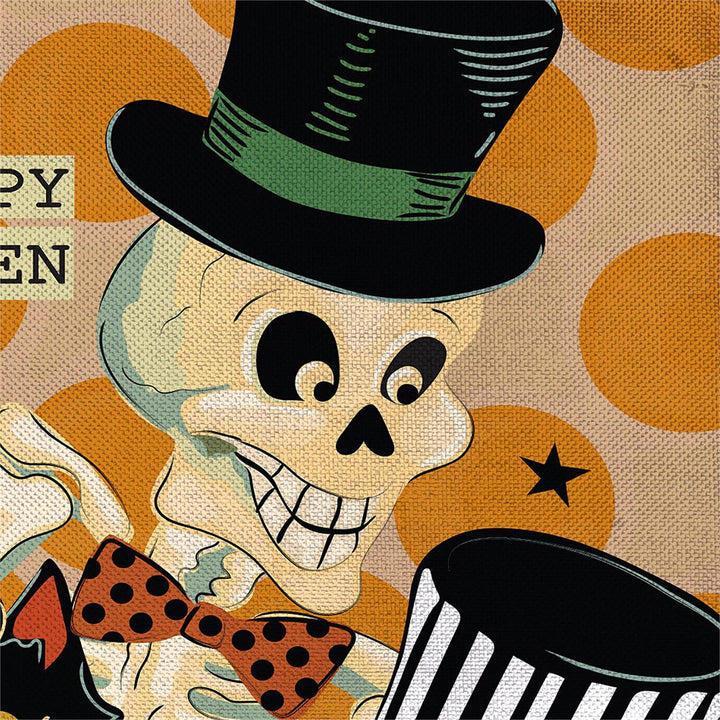 Halloween Trio 2 Sided Banner Burlap heartlandflags