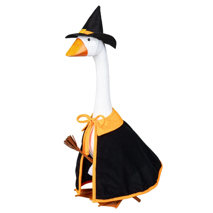 Halloween Witch Porch Goose Outfit heartlandflags