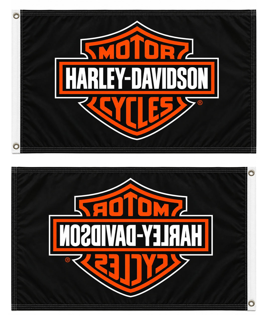 Harley Davidson 2x3 Black Flag heartlandflags