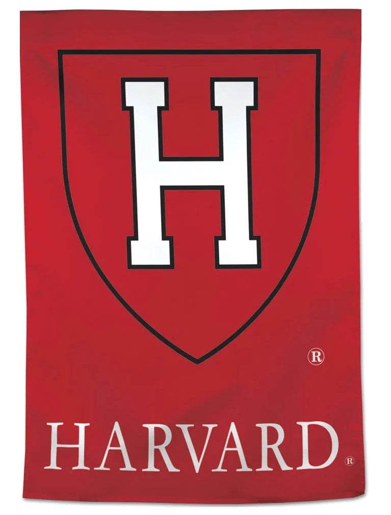 Harvard Flag Shield Vertical House Banner heartlandflags