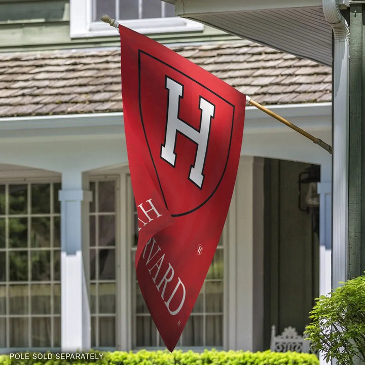 Harvard Flag Shield Vertical House Banner heartlandflags