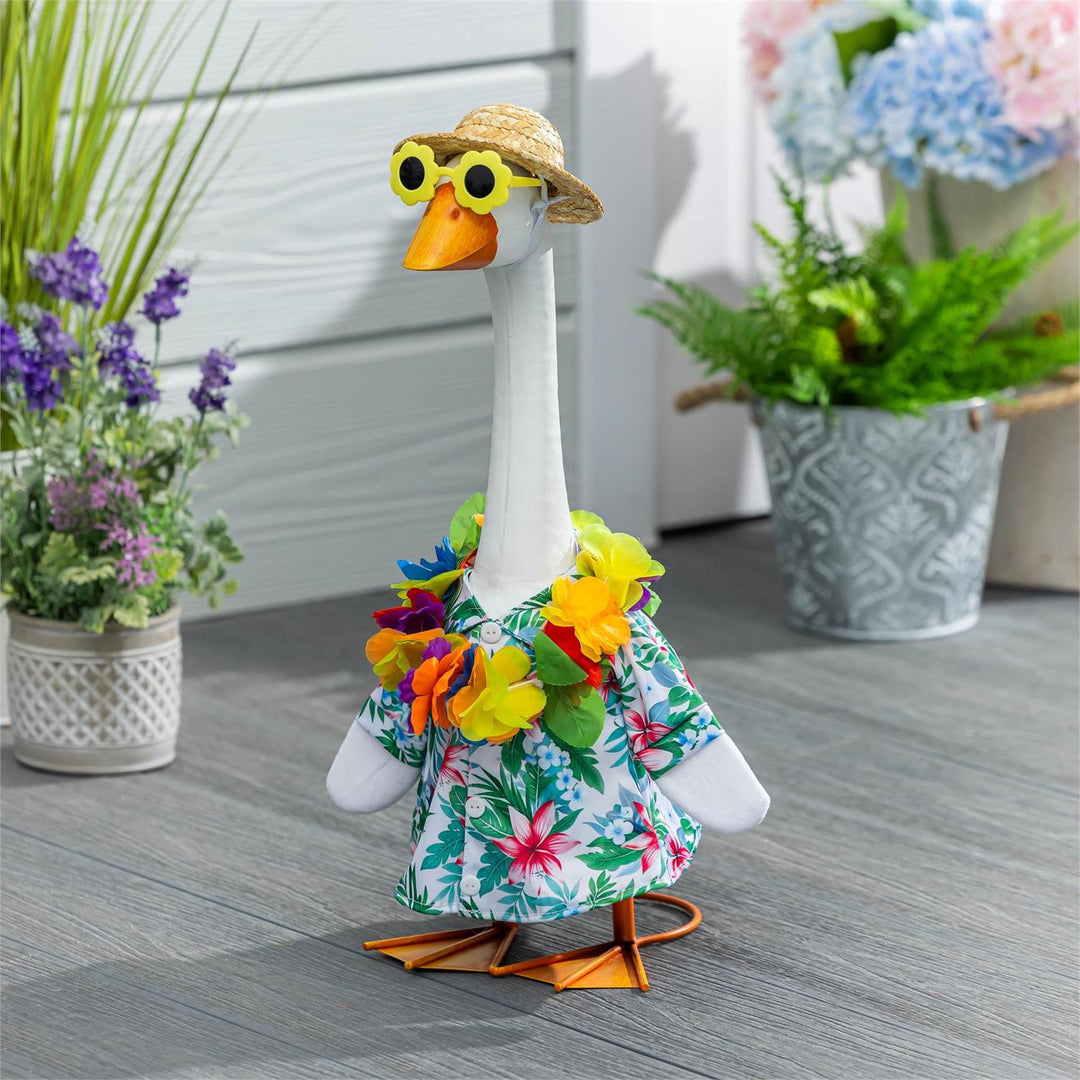 Hawaiian Vacation Porch Goose Outfit for 21 Inch Goose heartlandflags