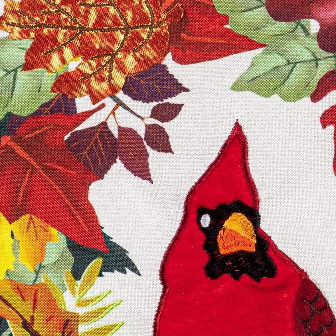 Hello Fall Cardinal Garden Flag 2 Sided heartlandflags