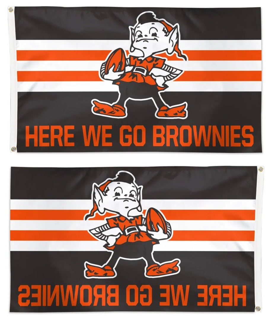 Here We Go Brownies 3x5 Flag heartlandflags