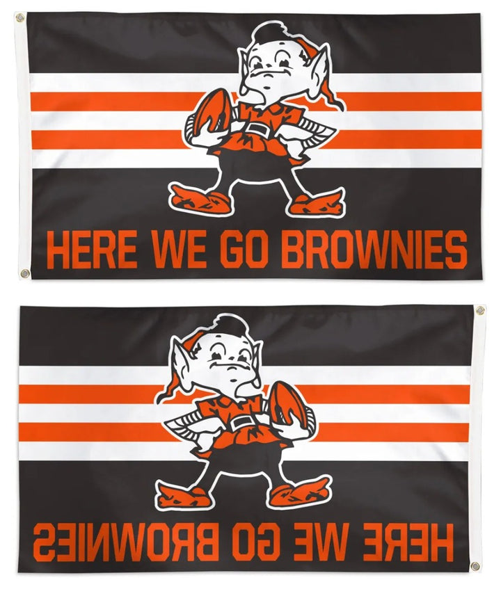 Here We Go Brownies 3x5 Flag heartlandflags