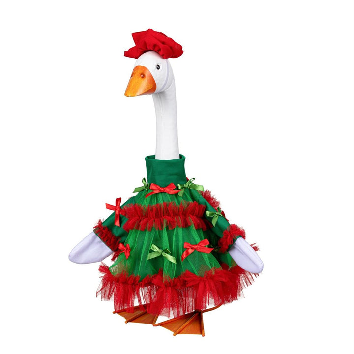 Holiday Bows Dress Porch Goose Outfit heartlandflags