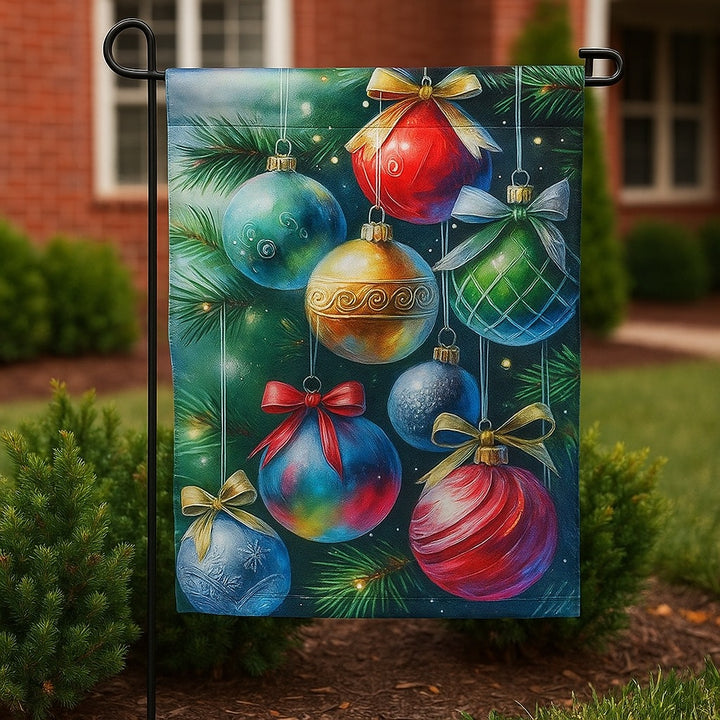 Holiday Ornaments Garden Flag ~ 2-Sided Christmas Yard Decoration heartlandflags