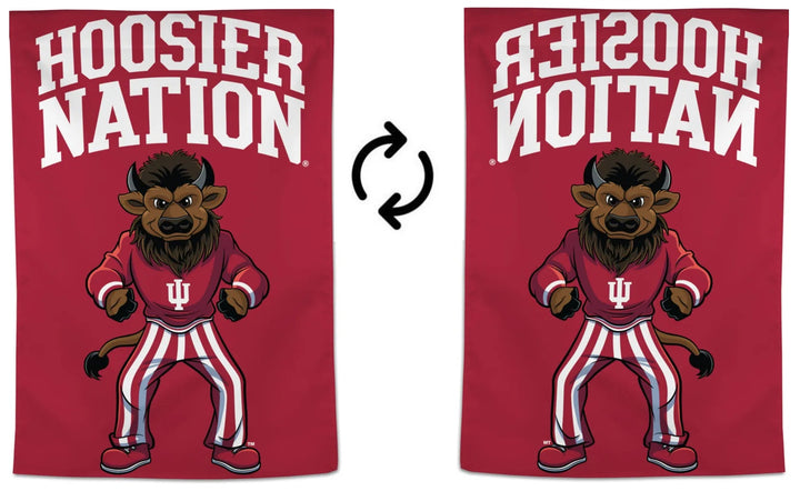 Hoosier Nation Vertical Banner heartlandflags