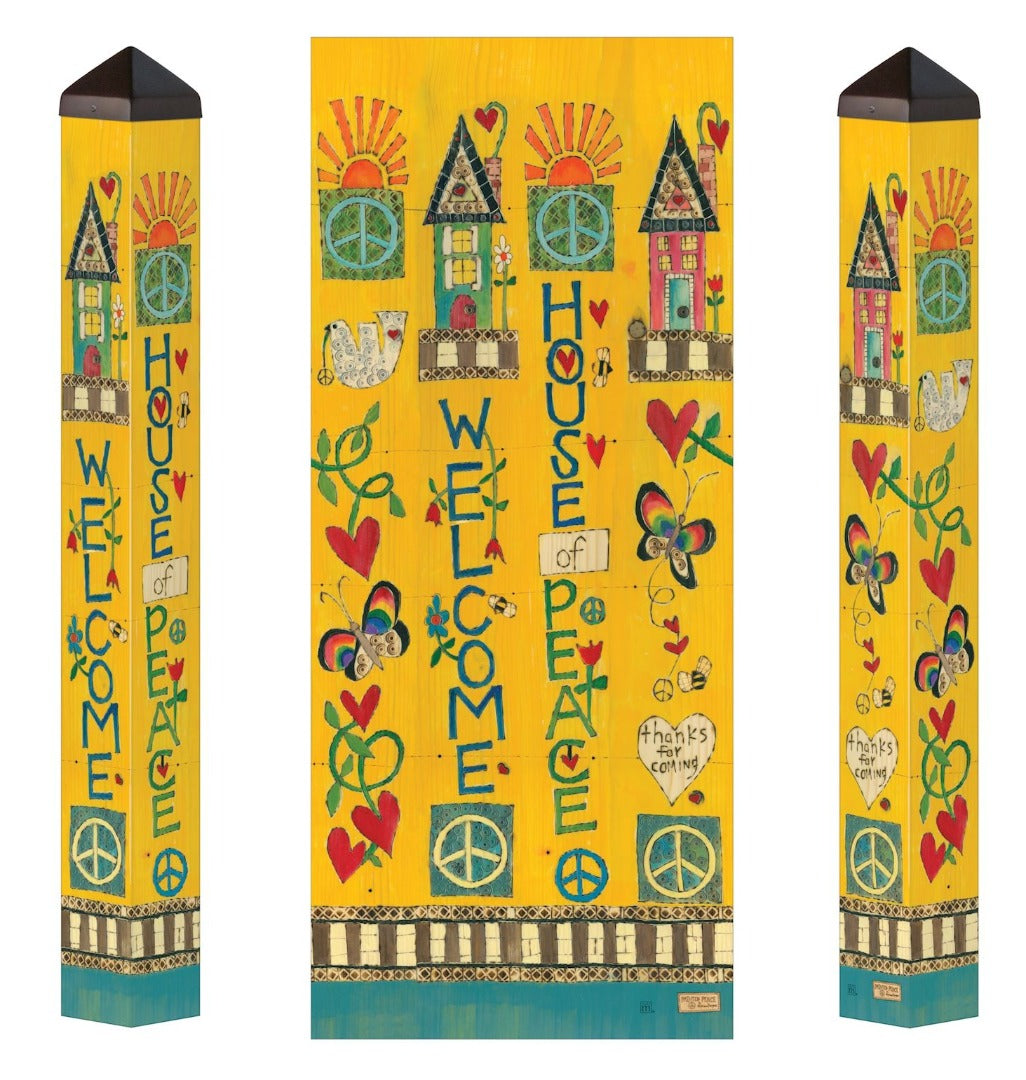 House Of Peace 40 Inch Art Pole heartlandflags