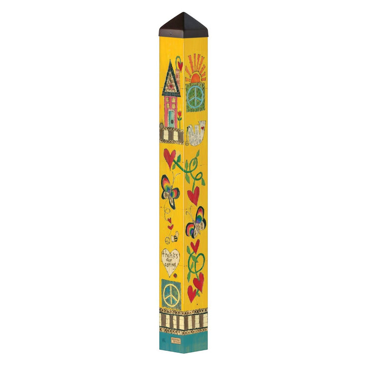 House Of Peace 40 Inch Art Pole heartlandflags