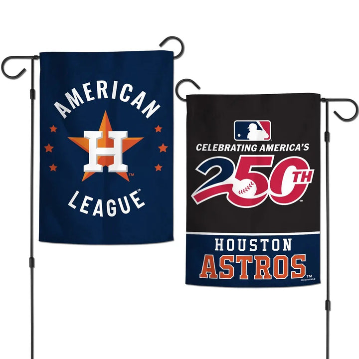 Houston Astros 2 Sided America 250 Garden Flag heartlandflags