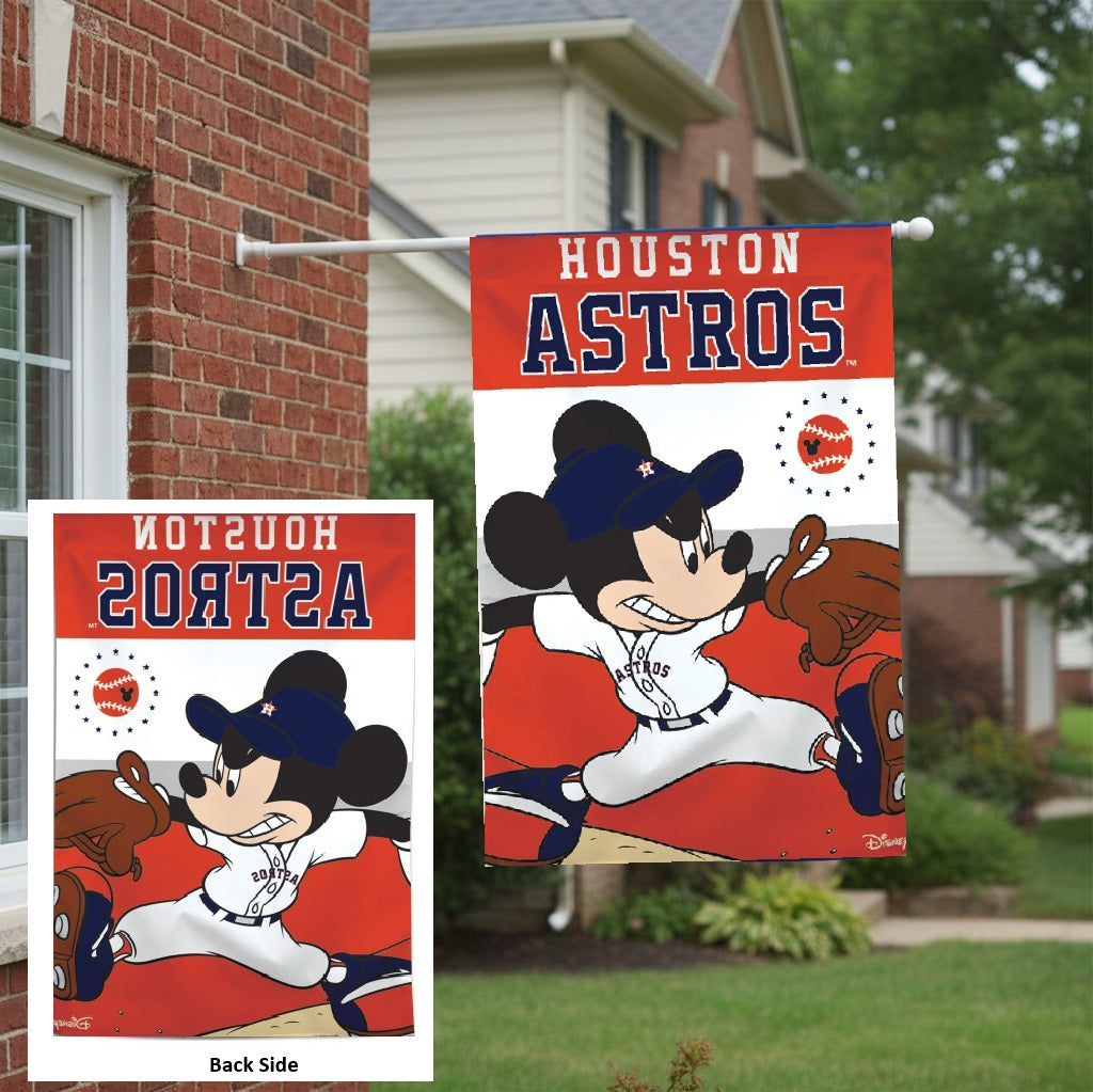 Houston Astros Banner Flag MLB Mickey Mouse heartlandflags