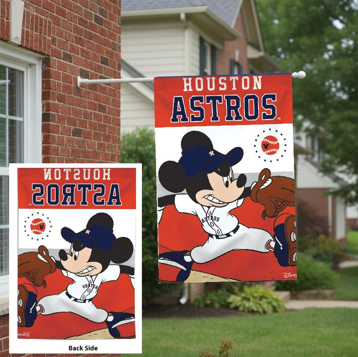 Houston Astros Banner Flag MLB Mickey Mouse heartlandflags