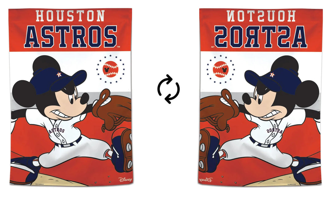Houston Astros Banner Flag MLB Mickey Mouse heartlandflags