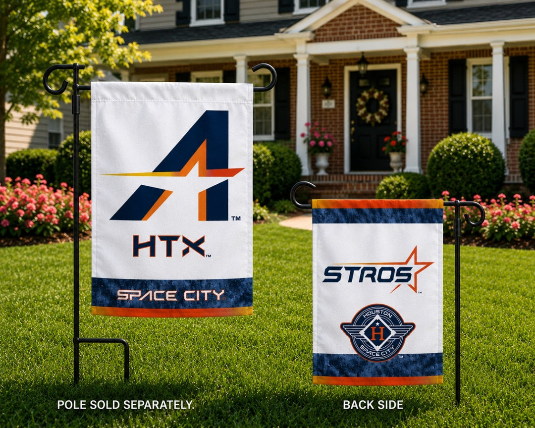 Houston Astros City Connect 2 Sided Garden Flag heartlandflags