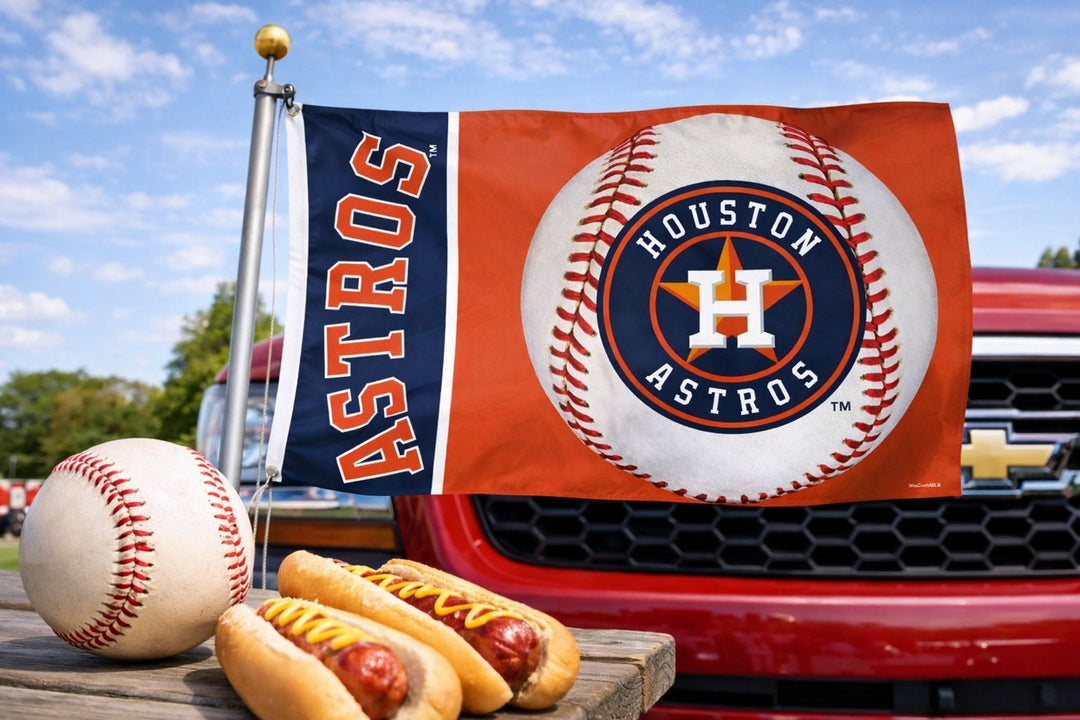 Houston Astros Flag 3x5 Baseball Logo heartlandflags