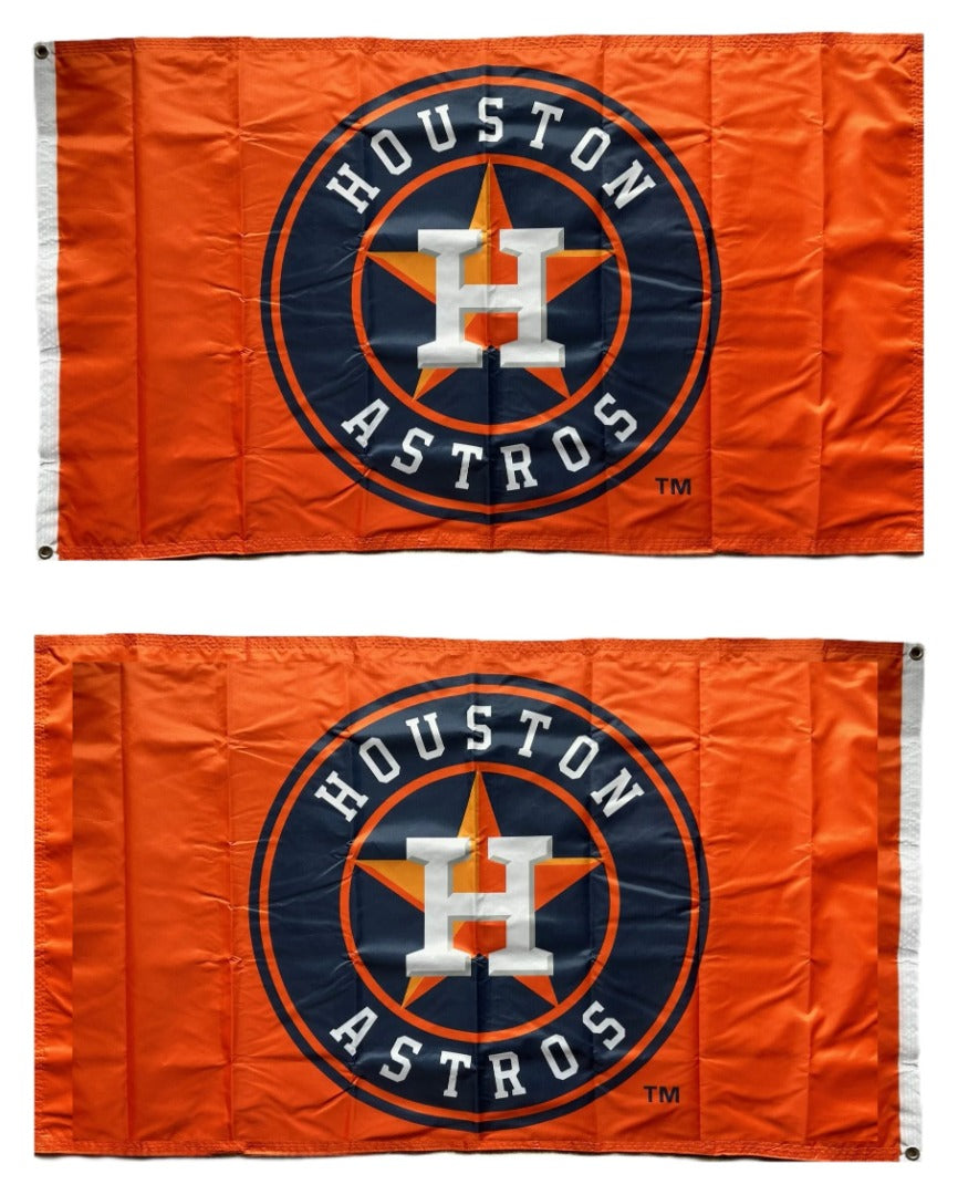 Houston Astros Flag 3x5 Orange 2 Sided heartlandflags