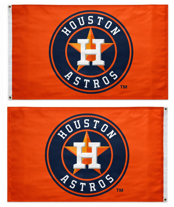 Houston Astros Flag 3x5 Orange 2 Sided heartlandflags