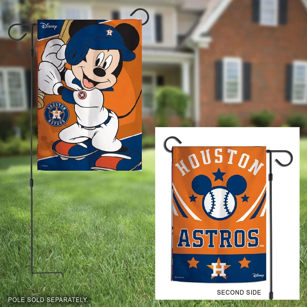 Houston Astros Garden Flag 2 Sided Mickey Mouse Disney heartlandflags