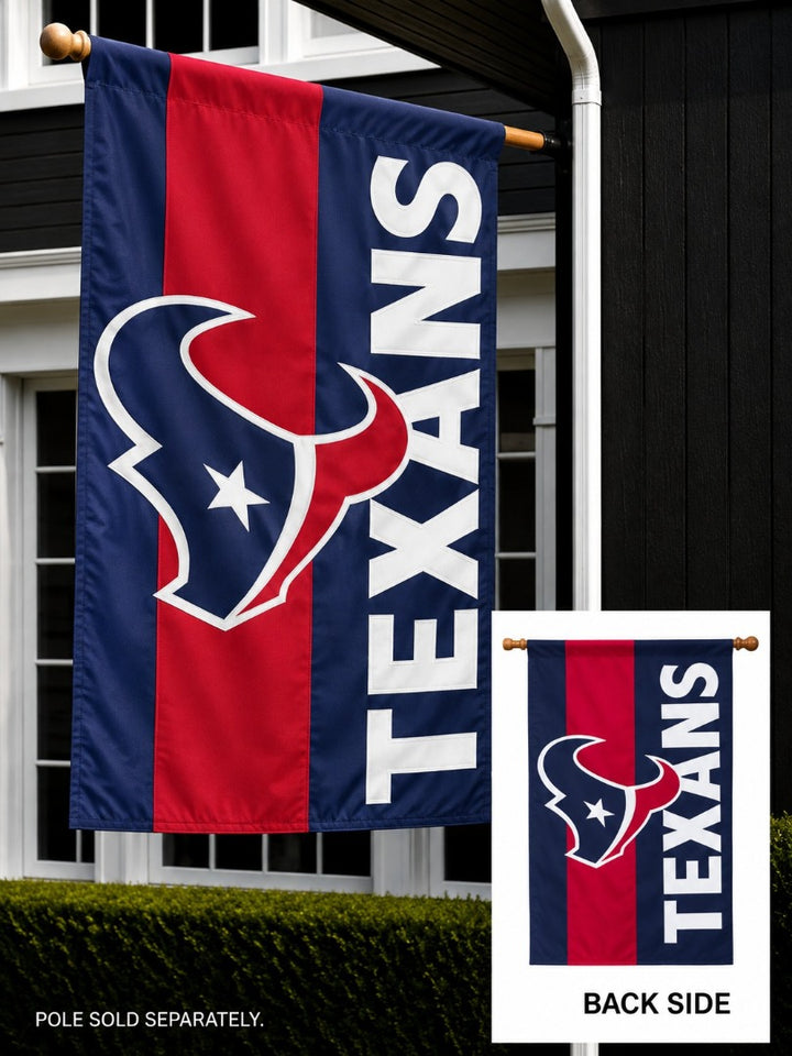 Houston Texans 2 Sided Embellished Banner heartlandflags