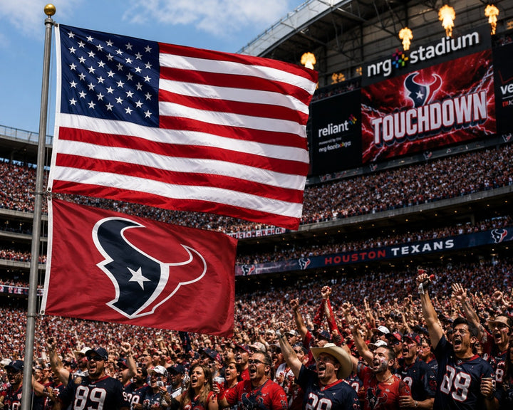 Houston Texans Battle Red 3x5 Flag heartlandflags