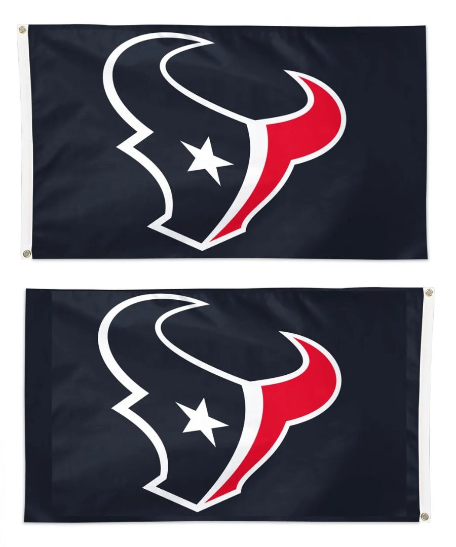 Houston Texans Blue 2 Sided 3x5 Flag heartlandflags