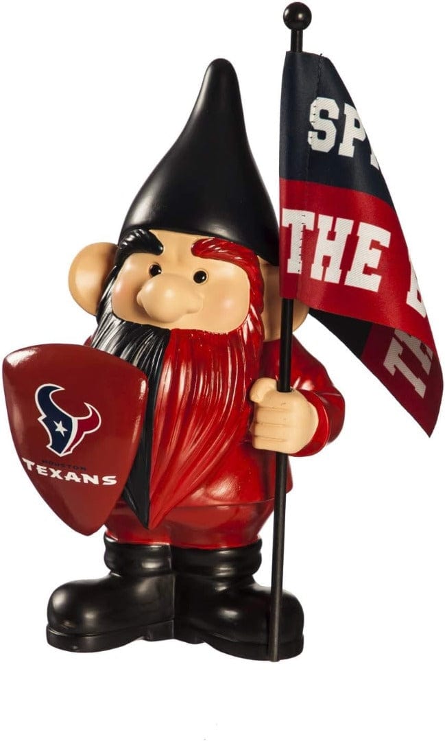 Houston Texans Gnome with Flag Spirit of the Bull heartlandflags