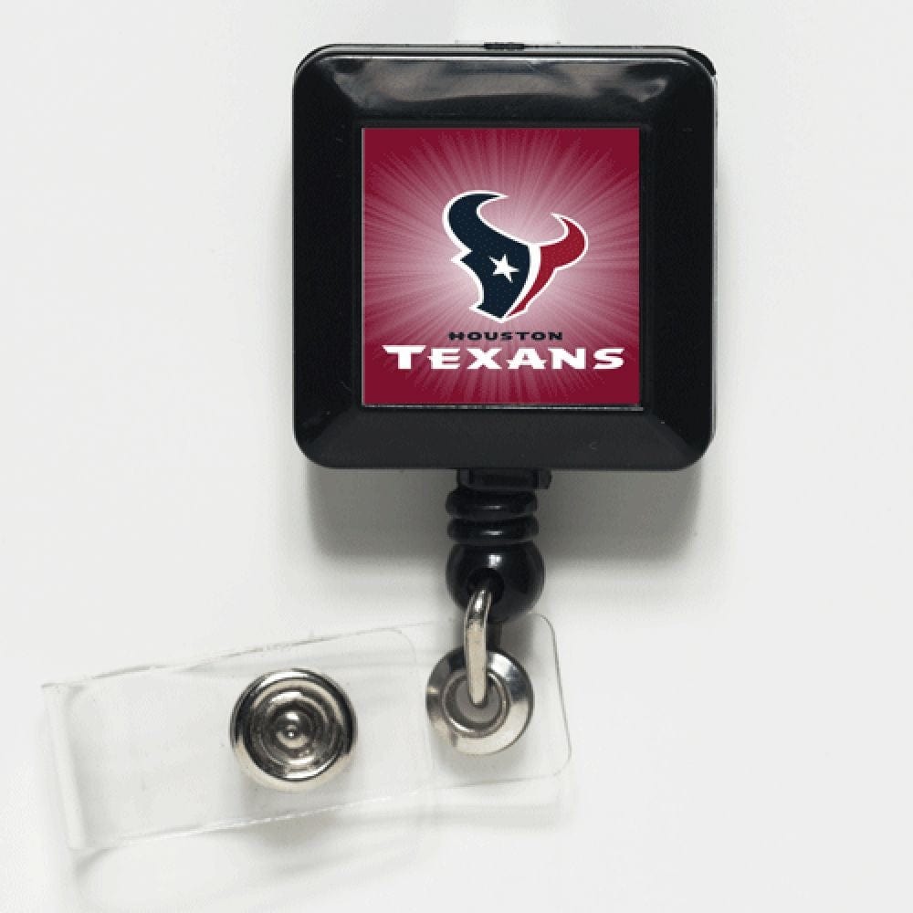 Houston Texans Reel Badge Holder heartlandflags