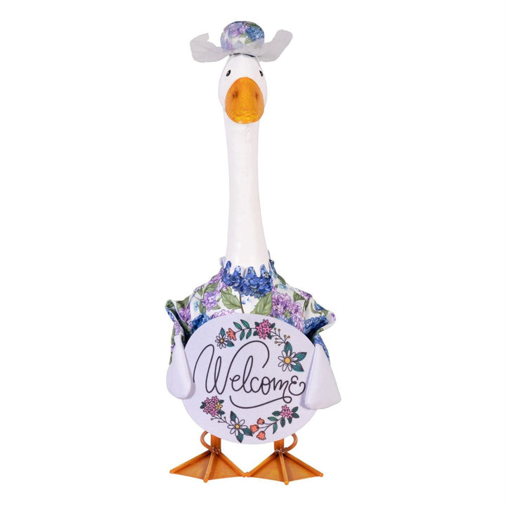 Hydrangea Happiness Porch Goose Outfit heartlandflags