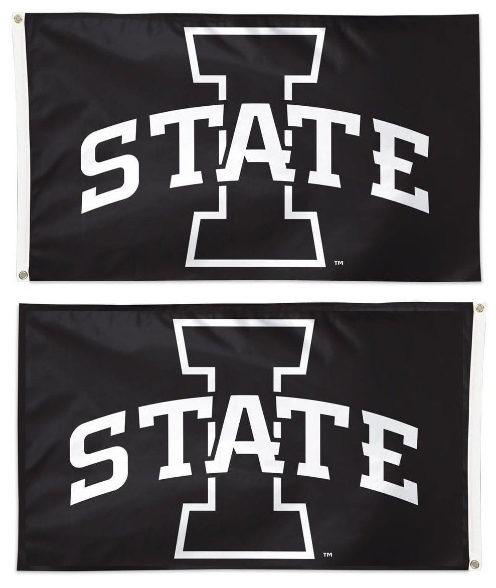 I State BW Logo 2 Sided 3x5 Flag heartlandflags
