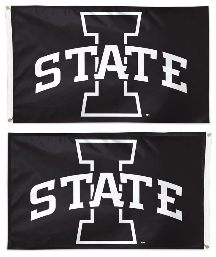 I State BW Logo 2 Sided 3x5 Flag heartlandflags