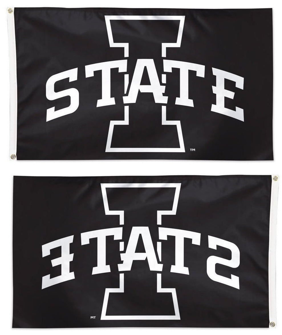 I State BW Logo 3x5 Flag heartlandflags