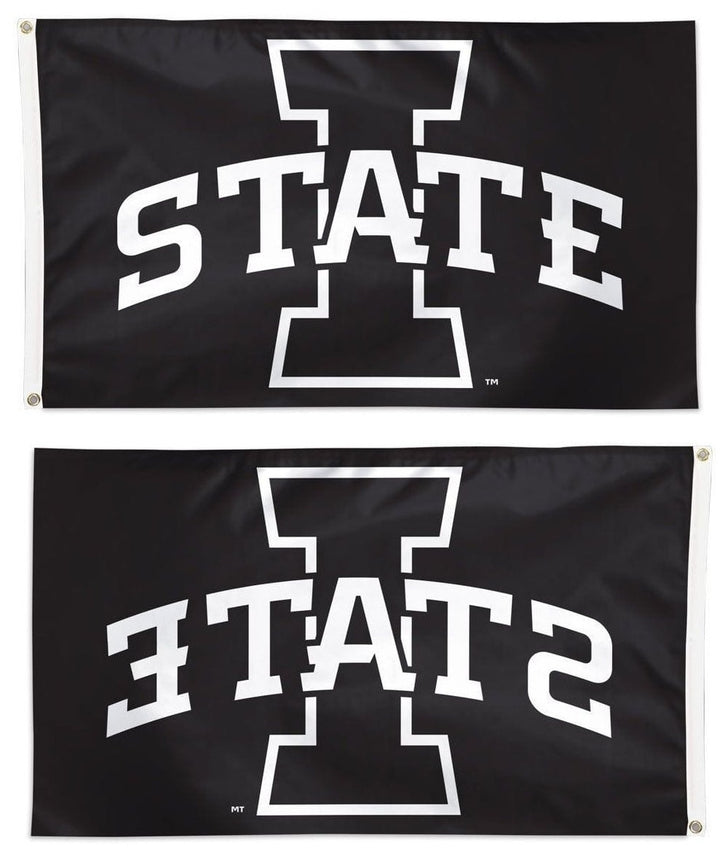 I State BW Logo 3x5 Flag heartlandflags