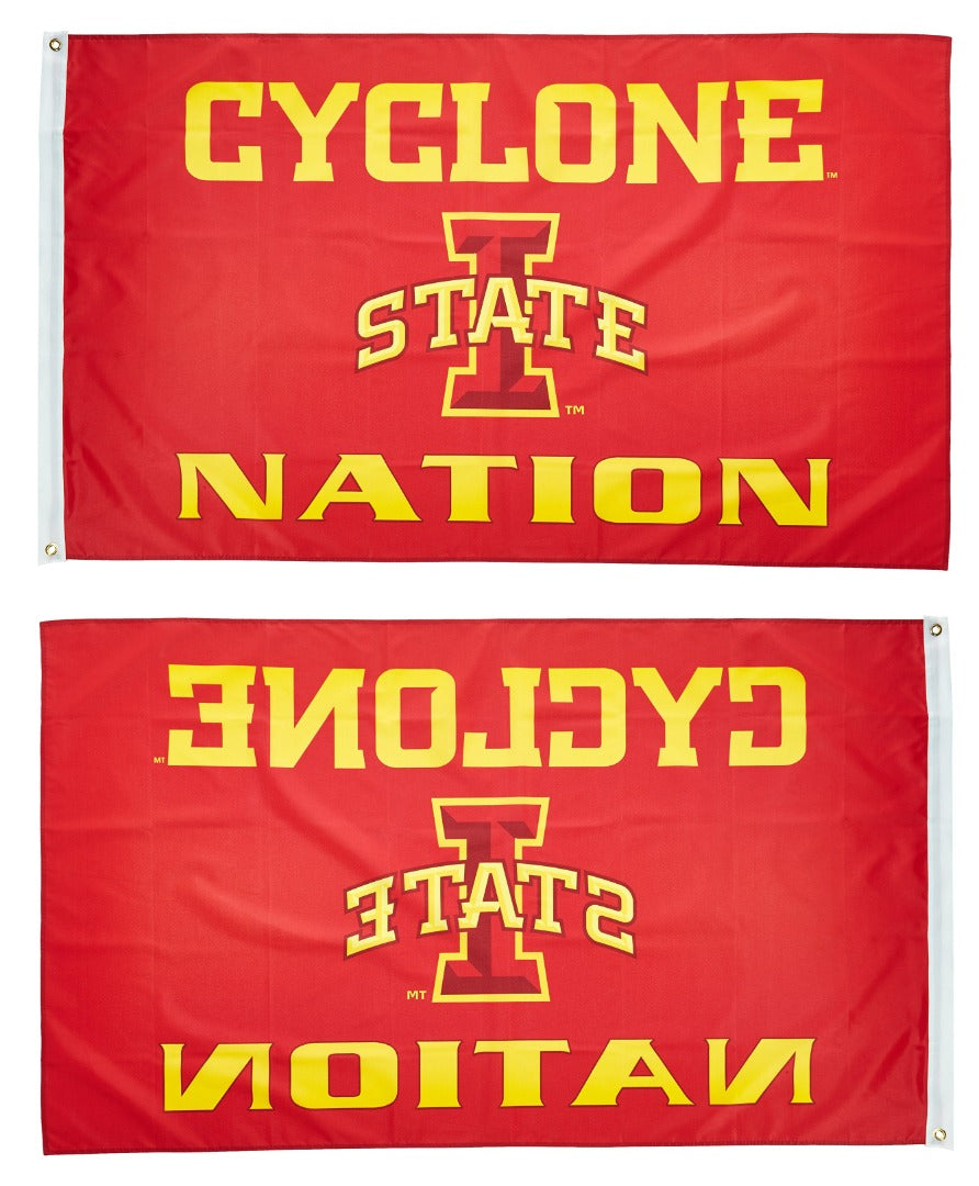 I State Cyclone Nation Flag 3x5 heartlandflags