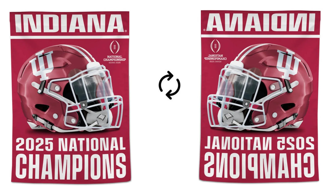 Indiana 2025 National Football Champions Banner heartlandflags
