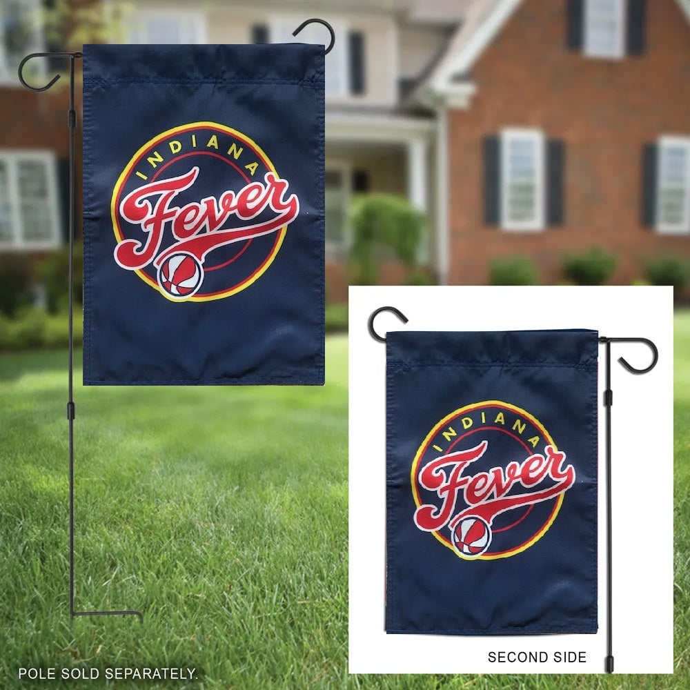 Indiana Fever 2 Sided Garden Flag Blue heartlandflags