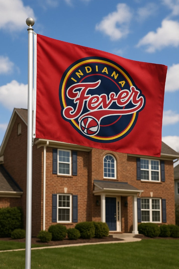 Indiana Fever 3x5 Flag - Official WNBA Logo Flag Indoor/Outdoor heartlandflags