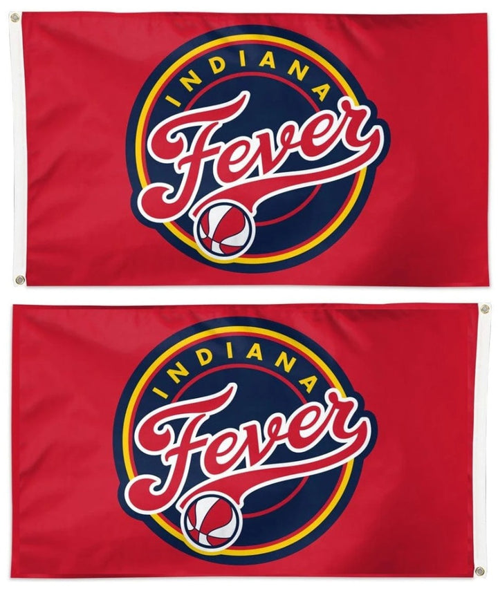 Indiana Fever Flag 3x5 Logo 2 Sided heartlandflags