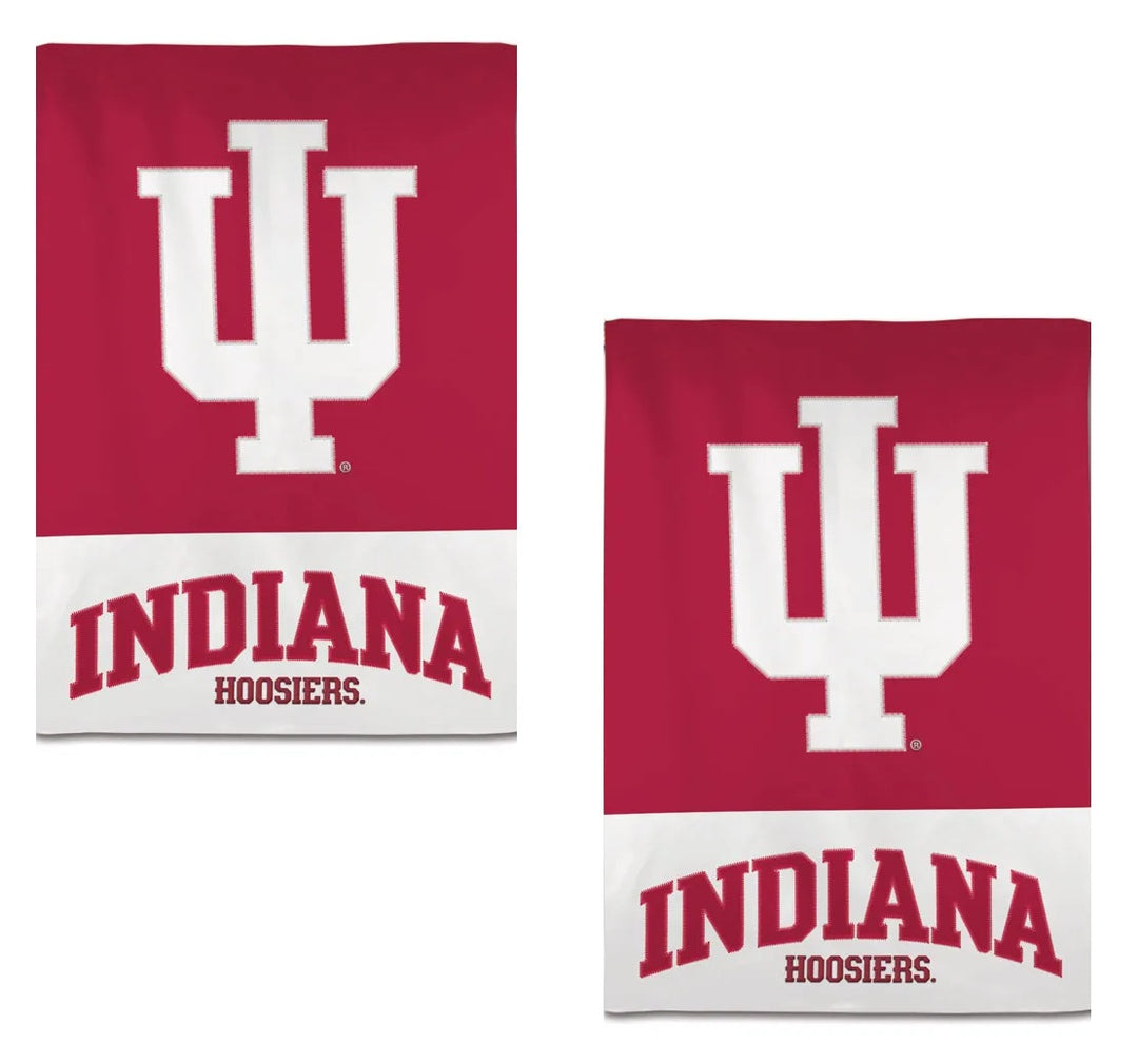 Indiana Hoosiers 2 Sided Embroidered Banner heartlandflags