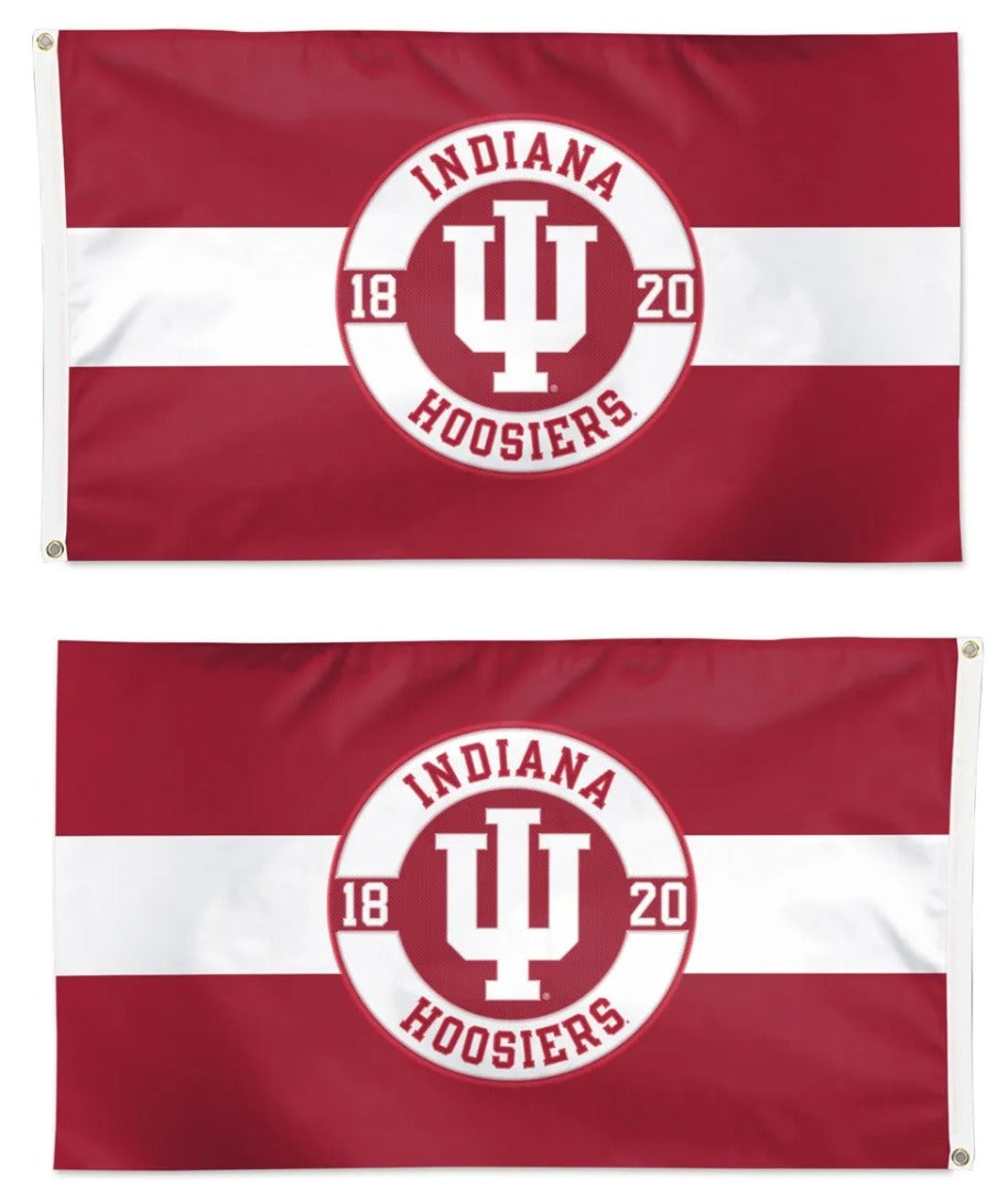 Indiana Hoosiers 2 Sided Embroidered Flag 3x5 heartlandflags